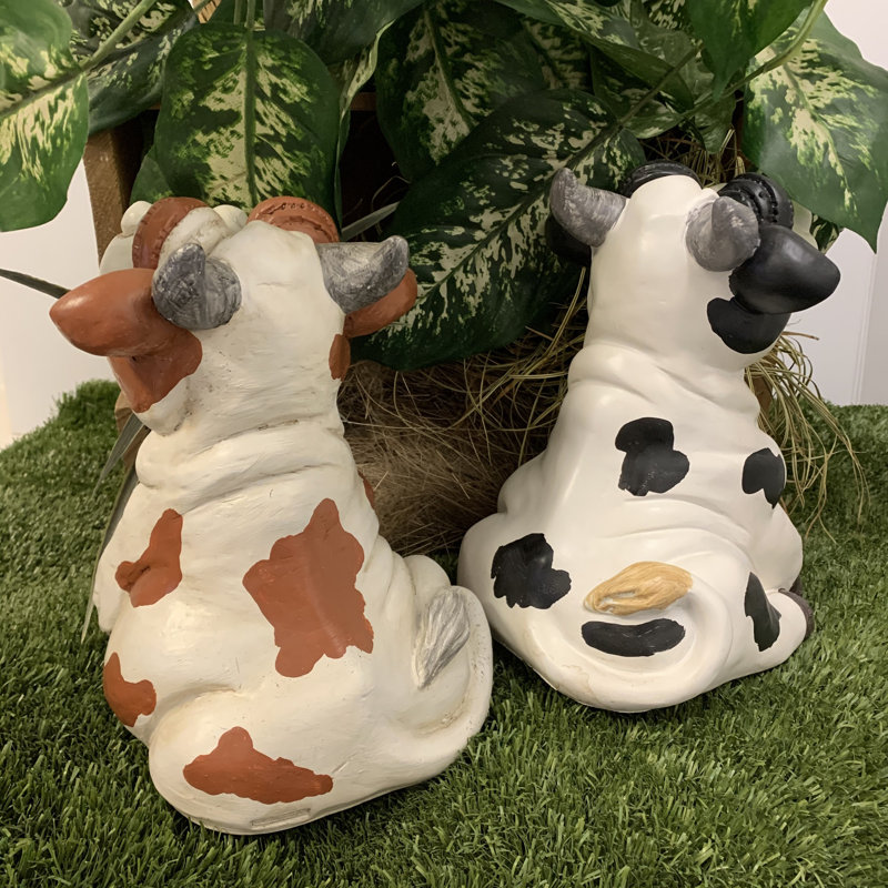 HomeStyles Country Critters Cows "Harry" & "Harvey" Whimsical 2 Piece